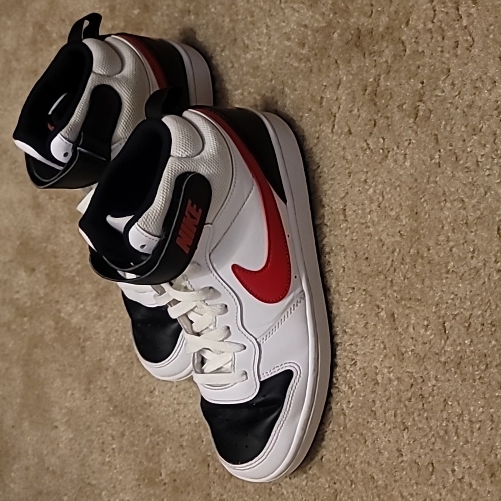 Red White & Black Nike Air Jordans - Picture 2 of 11